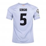 Camiseta Barcelona Jugador Sergio Tercera 2022-2023