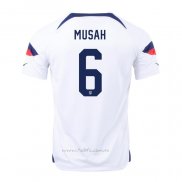 Camiseta Estados Unidos Jugador Musah Primera 2022