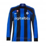 Camiseta Inter Milan Primera Manga Larga 2020-2023