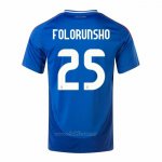 Camiseta Italia Jugador Folorunsho Primera 2024-2025