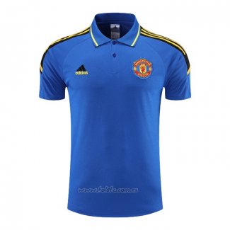 Camiseta Polo del Manchester United 2022-2023 Azul