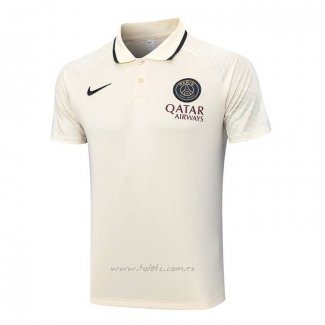 Camiseta Polo del Paris Saint-Germain 2023-2024 Albaricoque