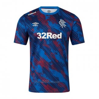 Camiseta Pre Partido del Rangers 2025-2026 Azul