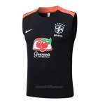 Camiseta de Entrenamiento Brasil Sin Mangas 2025-2026 Negro