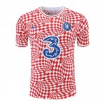 Camiseta de Entrenamiento Chelsea 2022-2023 Rojo y Blanco