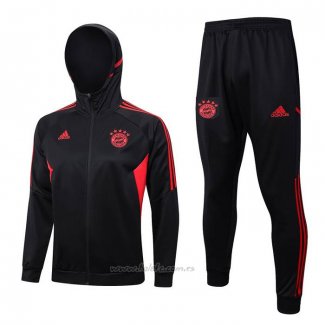 Chandal con Capucha del Bayern Munich 2023-2024 Negro