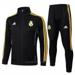 Chandal de Chaqueta del Real Madrid 2025-2026 Negro Amarillo