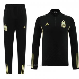 Chandal de Sudadera del Argentina 2023-2024 Negro