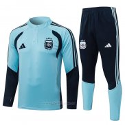 Chandal de Sudadera del Argentina 2025-2026 Azul Negro