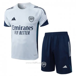 Chandal del Arsenal Manga Corta 2025-2026 Gris - Pantalon Corto