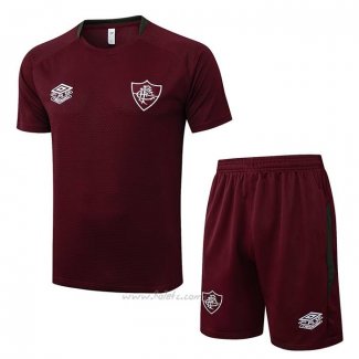 Chandal del Fluminense Manga Corta 2025-2026 Rojo - Pantalon Corto