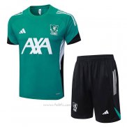 Chandal del Liverpool Manga Corta 2025-2026 Verde - Pantalon Corto