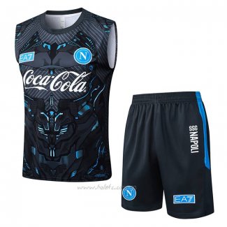 Chandal del Napoli Sin Mangas 2025-2026 Negro