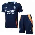 Chandal del Real Madrid Manga Corta 2024-2025 Azul - Pantalon Corto