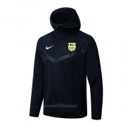 Chaqueta con Capucha del Barcelona 2022-2023 Azul