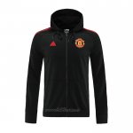 Chaqueta con Capucha del Manchester United 2022-2023 Negro