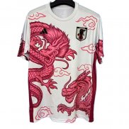 Camiseta Japon Dragon 2025-2026 Blanco Rojo Tailandia