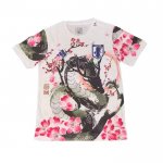 Camiseta Japon Dragon 2025-2026 Blanco Rosa Tailandia