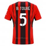 Camiseta AC Milan Jugador B.Toure Primera 2021-2022