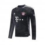 Camiseta Bayern Munich Portero Manga Larga 2021-2022 Negro