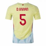 Camiseta Espana Jugador D.Vivian Segunda 2024