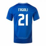 Camiseta Italia Jugador Fagioli Primera 2024-2025