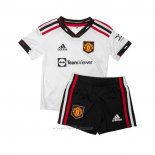 Camiseta Manchester United Segunda Nino 2022-2023