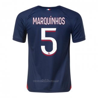 Camiseta Paris Saint-Germain Jugador Marquinhos Primera 2023-2024