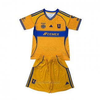 Camiseta Tigres UANL Primera Nino 2025-2026