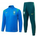 Chandal de Chaqueta del Brasil Nino 2026-2027 Azul