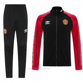 Chandal de Chaqueta del Manchester United 2025-2026 Negro