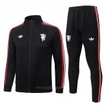 Chandal de Chaqueta del Manchester United Nino 2026-2027 Negro