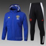 Chandal de Rompevientos del Manchester United 2024-2025 Azul