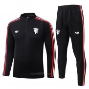 Chandal de Sudadera del Manchester United 2026-2027 Negro