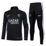 Chandal de Sudadera del Paris Saint-Germain Nino 2023-2024 Negro