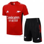 Chandal del Arsenal Manga Corta 2025-2026 Rojo - Pantalon Corto