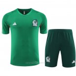 Chandal del Mexico Manga Corta 2023-2024 Verde - Pantalon Corto