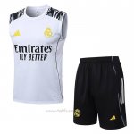 Chandal del Real Madrid Sin Mangas 2025-2026 Blanco