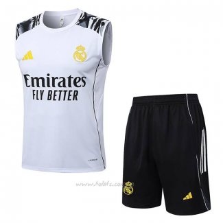 Chandal del Real Madrid Sin Mangas 2025-2026 Blanco