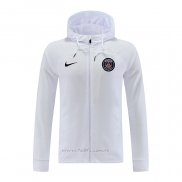 Chaqueta con Capucha del Paris Saint-Germain 2022-2023 Blanco