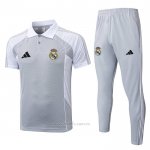 Conjunto Polo del Real Madrid 2025-2026 Gris