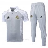 Conjunto Polo del Real Madrid 2025-2026 Gris