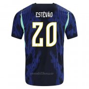 Camiseta Brasil Jugador Estevao Segunda 2026