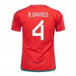 Camiseta Gales Jugador B.Davies Primera 2022