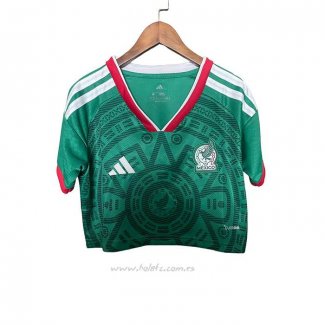 Camiseta Mexico Primera Mujer Corta 2026