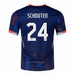 Camiseta Paises Bajos Jugador Schouten Segunda 2024-2025