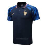 Camiseta Polo del Francia 2022-2023 Azul Oscuro