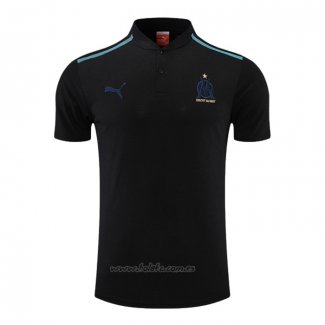 Camiseta Polo del Olympique Marsella 2022-2023 Negro