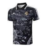Camiseta Polo del Real Madrid Dragon 2024-2025 Negro