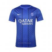 Camiseta Pre Partido del Paris Saint-Germain 2025-2026 Azul